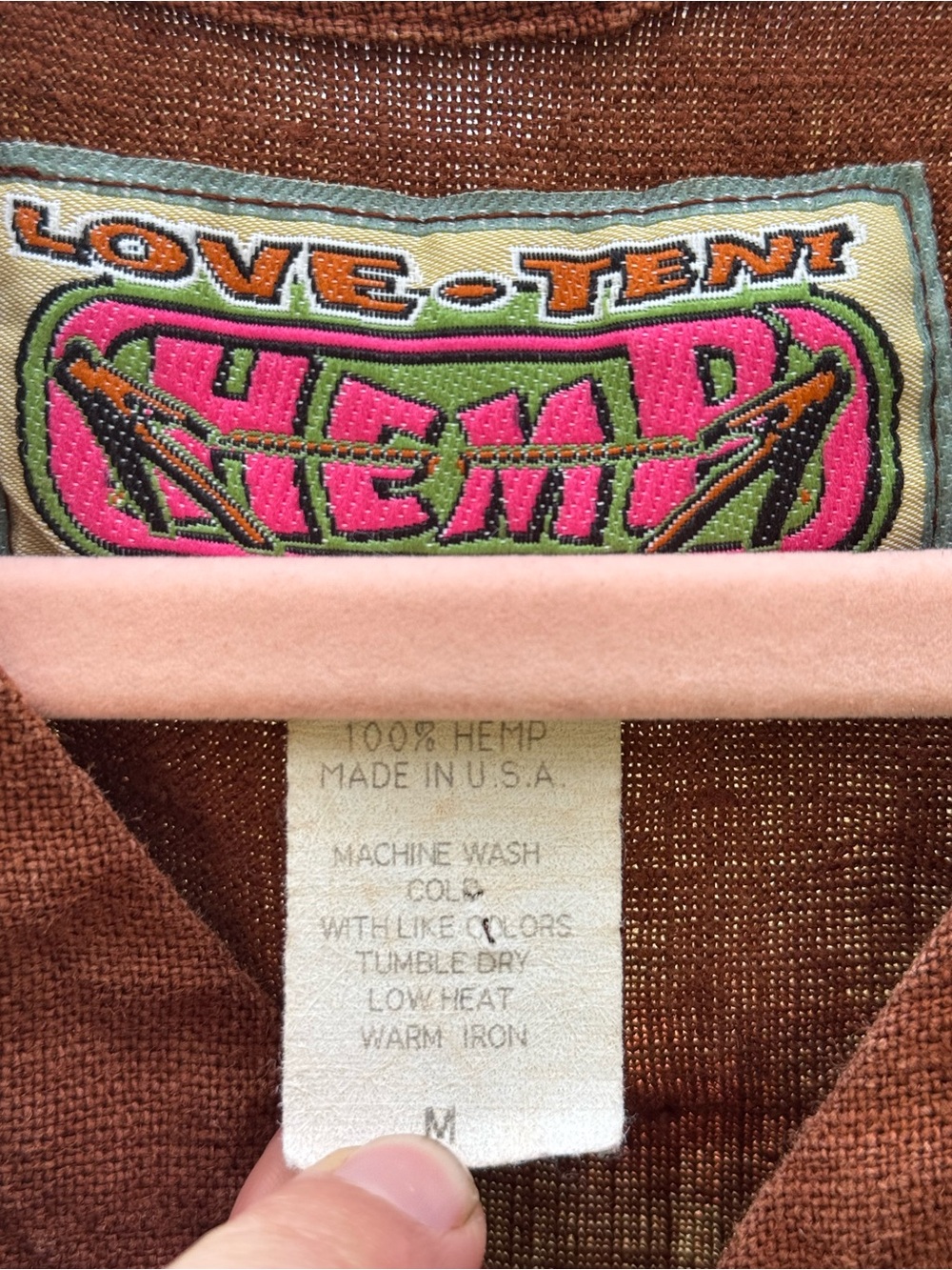70s Hemp Set Rust Perfect Condition - Picture 2 of 14